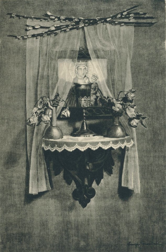 Henryk Grombecki (1883-1933) In Commemoration of Our Grandmothers, painting of 1911, repr.V