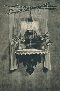 Henryk Grombecki (1883-1933) In Commemoration of Our Grandmothers, painting of 1911, repr.V