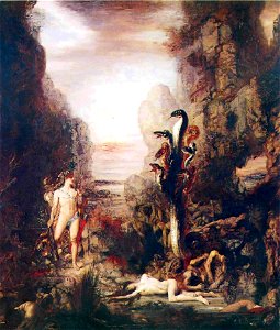 Hercules and the Hydra Lernaean by Gustave Moreau