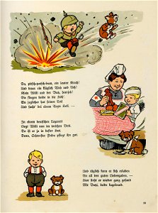 Herbert Rikli (1880-1939) - Hurra! Ein Kriegs-Bilderbuch - Stuttgart Loewes Verlag 1915 - WW1 German war propaganda 20