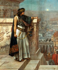 Herbert G Schmalz - Zenobia's last look on Palmyra - Google Art Project