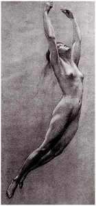 Herbert James Draper, Study for Iris from Prospero