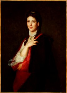 Henryk Rodakowski - Portrait of Leonia Blühdorn, artist’s step-daughter - MP 330 - National Museum in Warsaw
