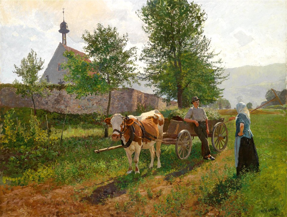 Hermann Baisch Plausch 1893