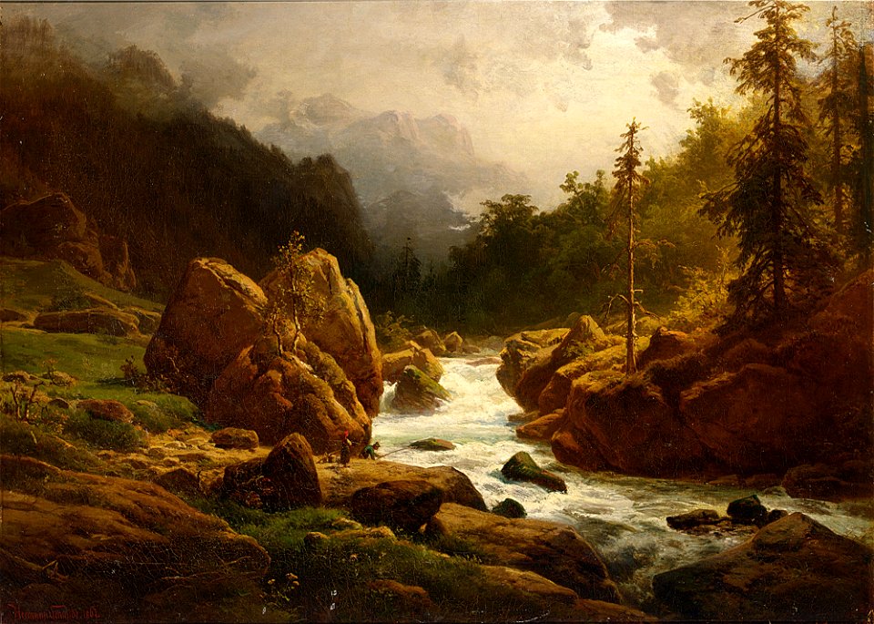 Hermann Schmidt - Das Murgthal in der Schweiz