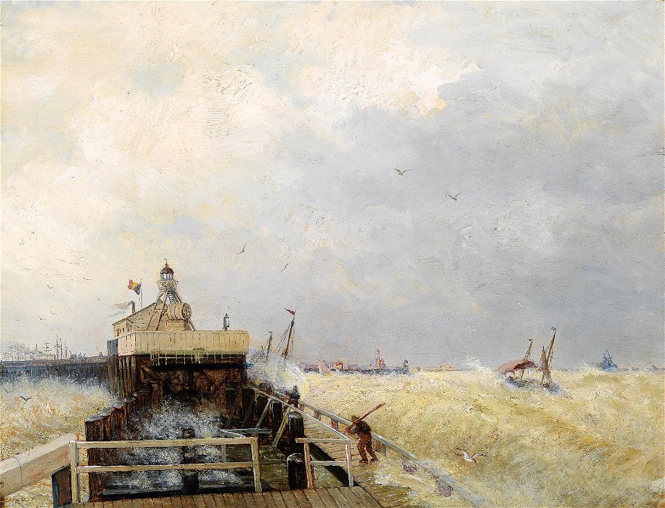 Hermann Herzog Hafen in Ostende