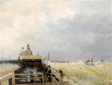Hermann Herzog Hafen in Ostende