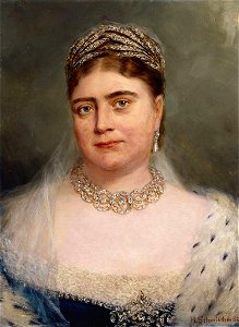 Hermann Schmiechen (b. 1855) - Princess Mary Adelaide, Duchess of Teck (1833-97) - RCIN 406715 - Royal Collection