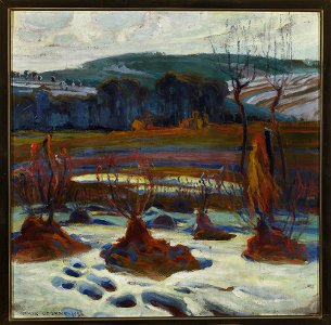 Henryk Uziembło - Springtime thaw - MP 2279 MNW - National Museum in Warsaw