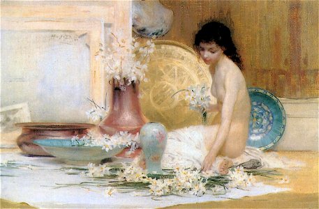 Herbert James Draper, In the Studio