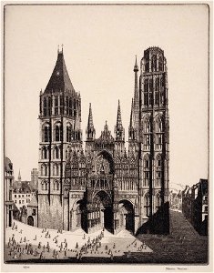 Herbert Gordon Warlow - Warlow-98207 - Rouen Cathedral