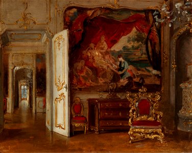 Hermann Kern Interieur aus dem Schloss Esterhazy