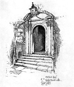 Herbert Railton - Cut-brick Portal in King's Bench Walk