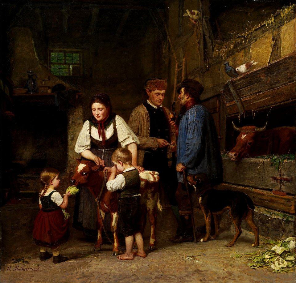Hermann Plathner Das verkaufte Kalb