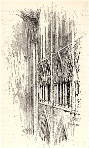 Herbert Railton Two Bays of Triforium A Brief Account of Westminster Abbey 1894