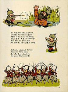 Herbert Rikli (1880-1939) - Hurra! Ein Kriegs-Bilderbuch - Stuttgart Loewes Verlag 1915 - WW1 German war propaganda 13