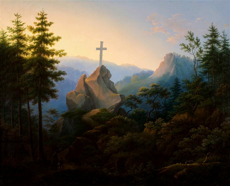 Hermann Josef Neefe - Der Ilsenstein am Fuße des Brockens im Harzgebirge - 7914 - Kunsthistorisches Museum