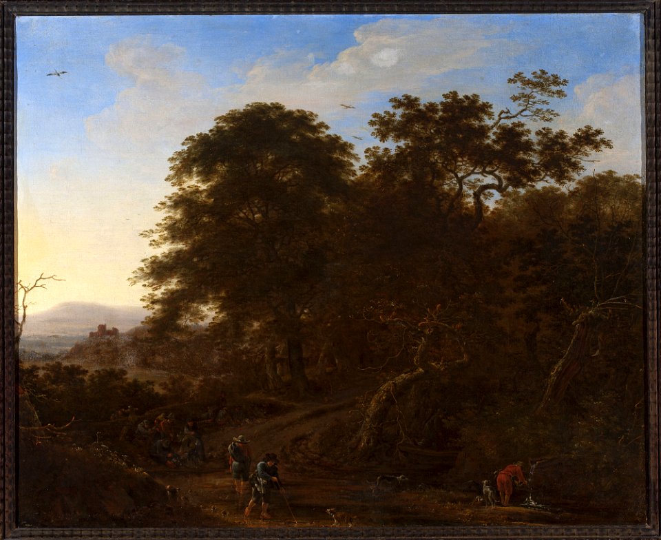 Herman Saftleven - Landscape with travellers - M.Ob.2757 MNW - National Museum in Warsaw