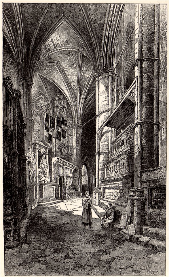 Herbert Railton North Aisle of the Choir A Brief Account of Westminster Abbey 1894
