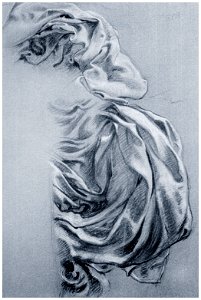 Herbert James Draper, Study for Juno's Cloak in Prospero