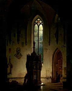 Hermann Dyck - Verfallene Kapelle - G 17539 - Lenbachhaus