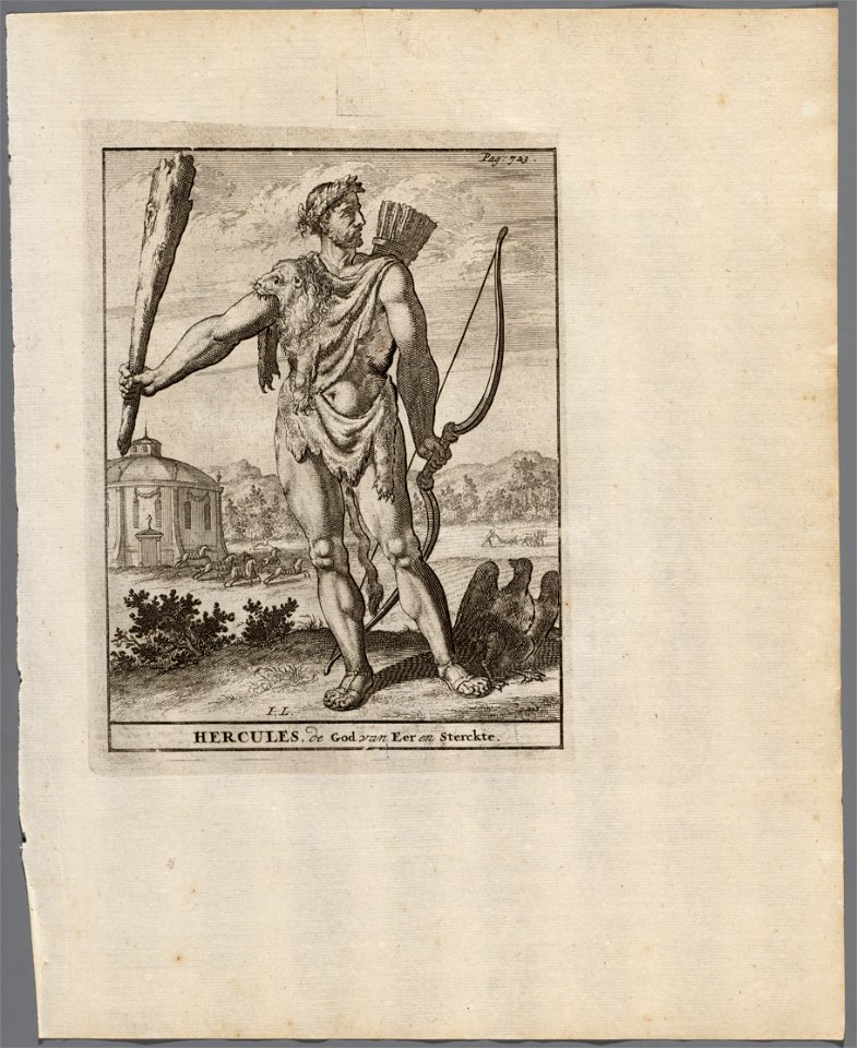 Hercules, de god van eer en sterekte, objectnr A 42122