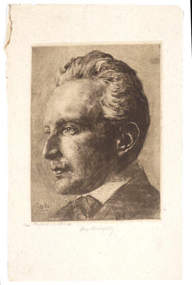 Hermann Struck Grafik JMBerlin GDR 87 15 0