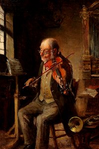 Hermann Kern Violinist. Free illustration for personal and commercial use.