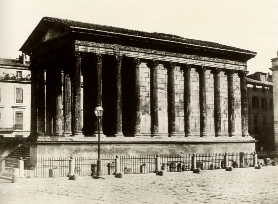 Herford, Wilhelm von - Maison Carée in Nimes (Zeno Fotografie)