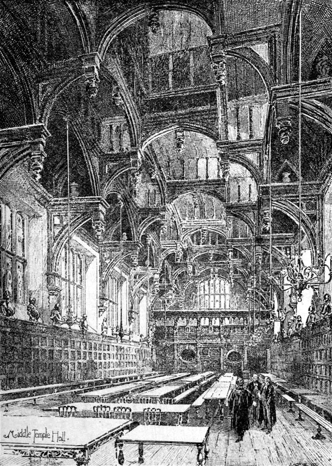 Herbert Railton - Middle Temple Hall