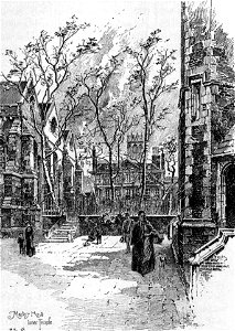 Herbert Railton - The Master's House from the Inner Temple