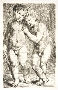 Hermann Steinfurth - Jesus und Johannes der Täufer als Kinder