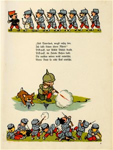 Herbert Rikli (1880-1939) - Hurra! Ein Kriegs-Bilderbuch - Stuttgart Loewes Verlag 1915 - WW1 German war propaganda 05