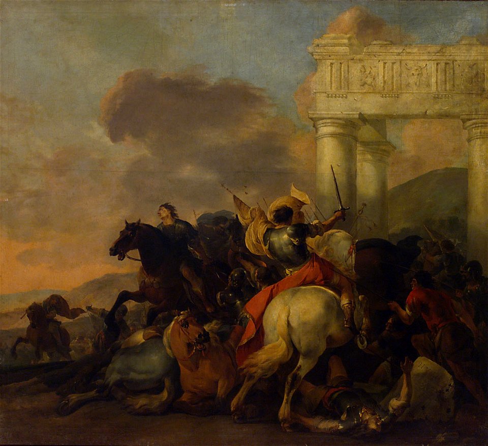 Herman van Lin - Reitertreffen - GG 1688 - Kunsthistorisches Museum