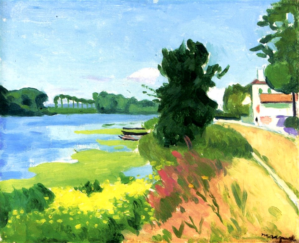Herblay, Summer, Banks of the Seine Albert Marquet (1919)