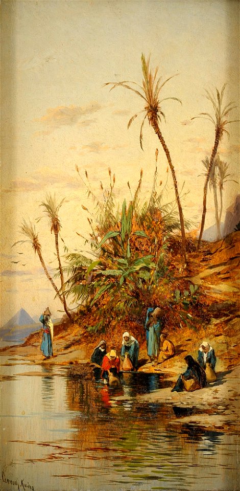 Hermann Corrodi Wasserholerinnen bei Gizeh