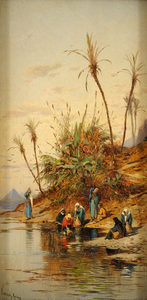 Hermann Corrodi Wasserholerinnen bei Gizeh