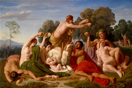 Hermann Steinfurth Erziehung des Jupiter auf dem Berge Ida 1846