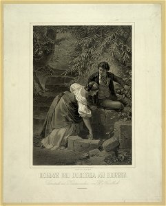 Hermann und Dorothea am brunnen LCCN2003671629