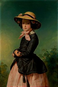 Hermann Winterhalter Portrait of Princess Charlotte of Belgium