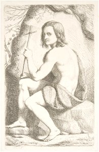 Hermann Steinfurth - Johannes der Täufer in der Wildnis