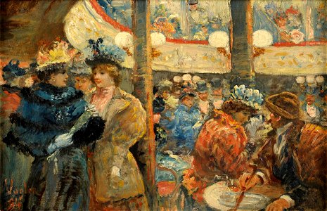 Hermann Vogler Im Varieté 1894