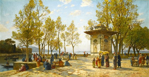 Hermann Corrodi - La fontana delle acque dolci dell'Asia, sul Bosforo