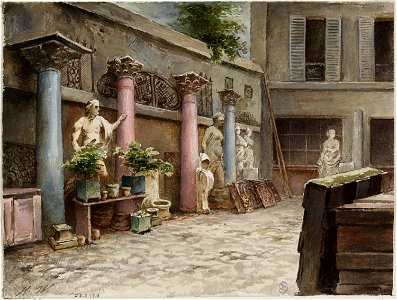 Herminie Waternau - Cour dun antiquaire 1895