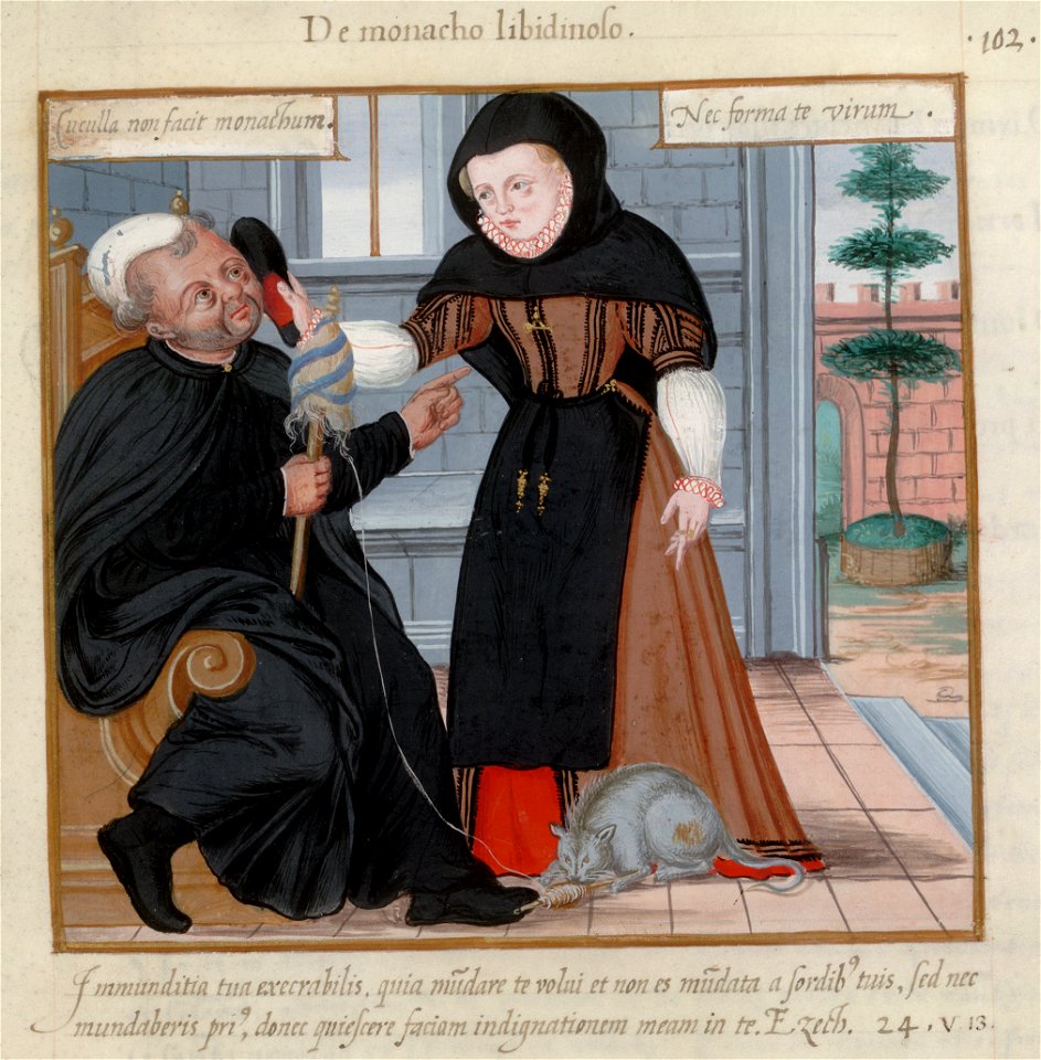 Heroica Eulogia De monacho libidinoso HM 160 fol 103 (detail)