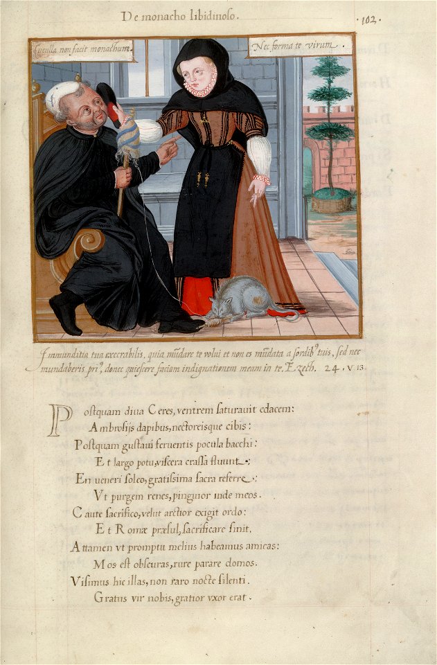 Heroica Eulogia De monacho libidinoso HM 160 fol 103