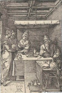 Herod with the head of the Baptist by Albrecht Dürer