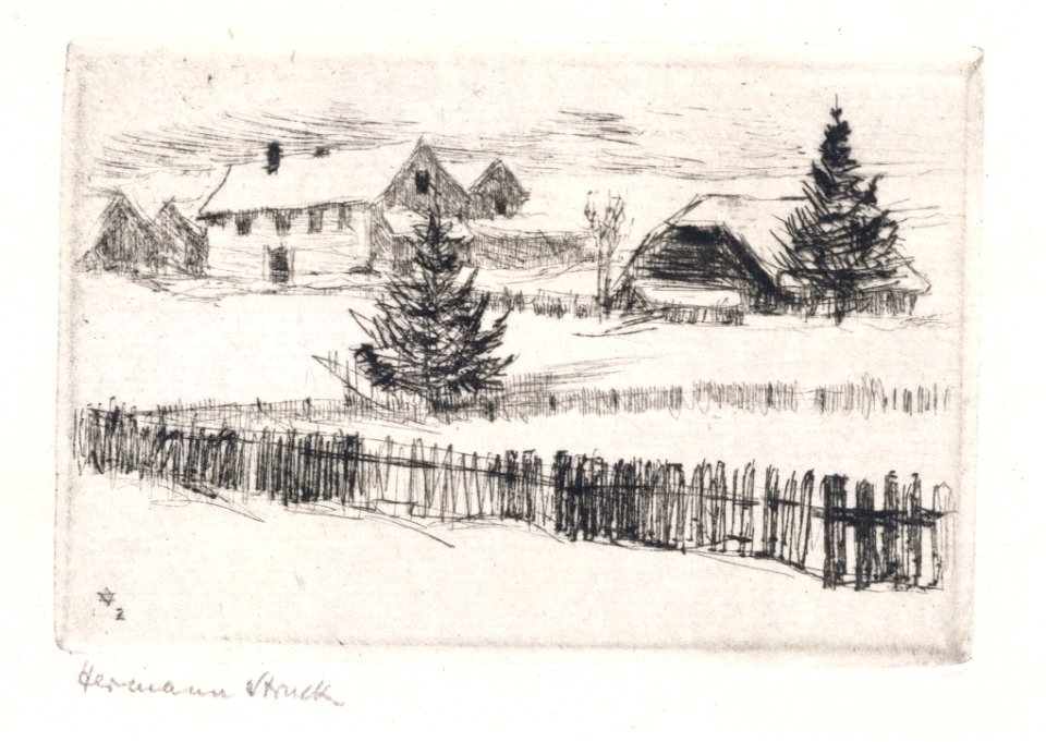 Hermann Struck Grafik JMBerlin GDR 98 1 15