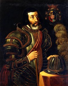 Hernán Cortés (Museo del Prado). Free illustration for personal and commercial use.