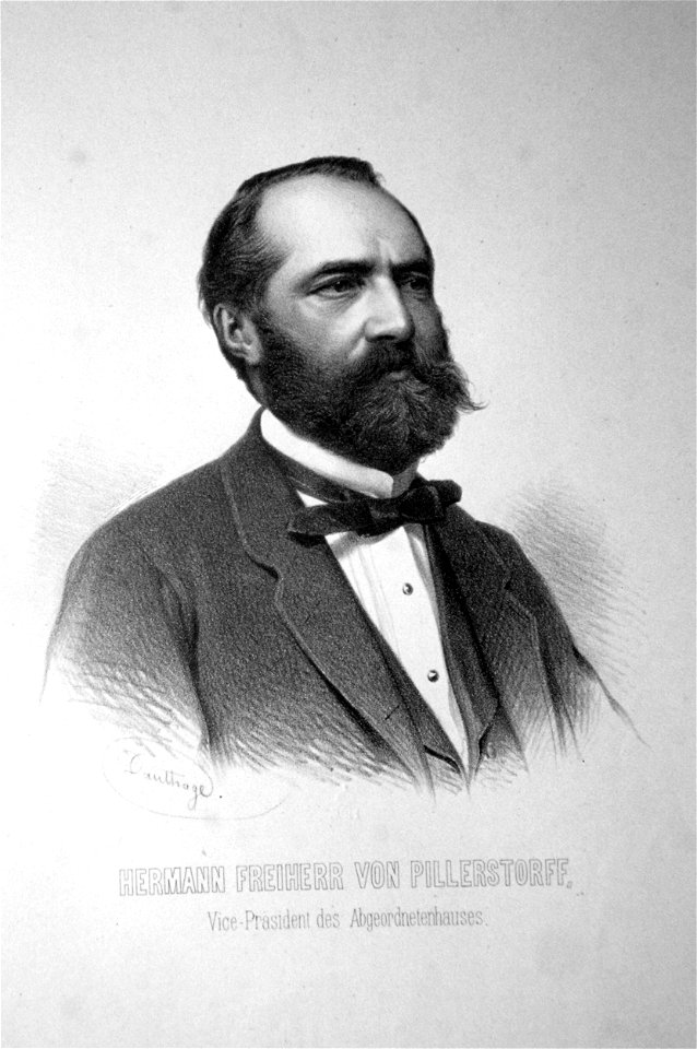 Herrmann von Pillersdorf Litho